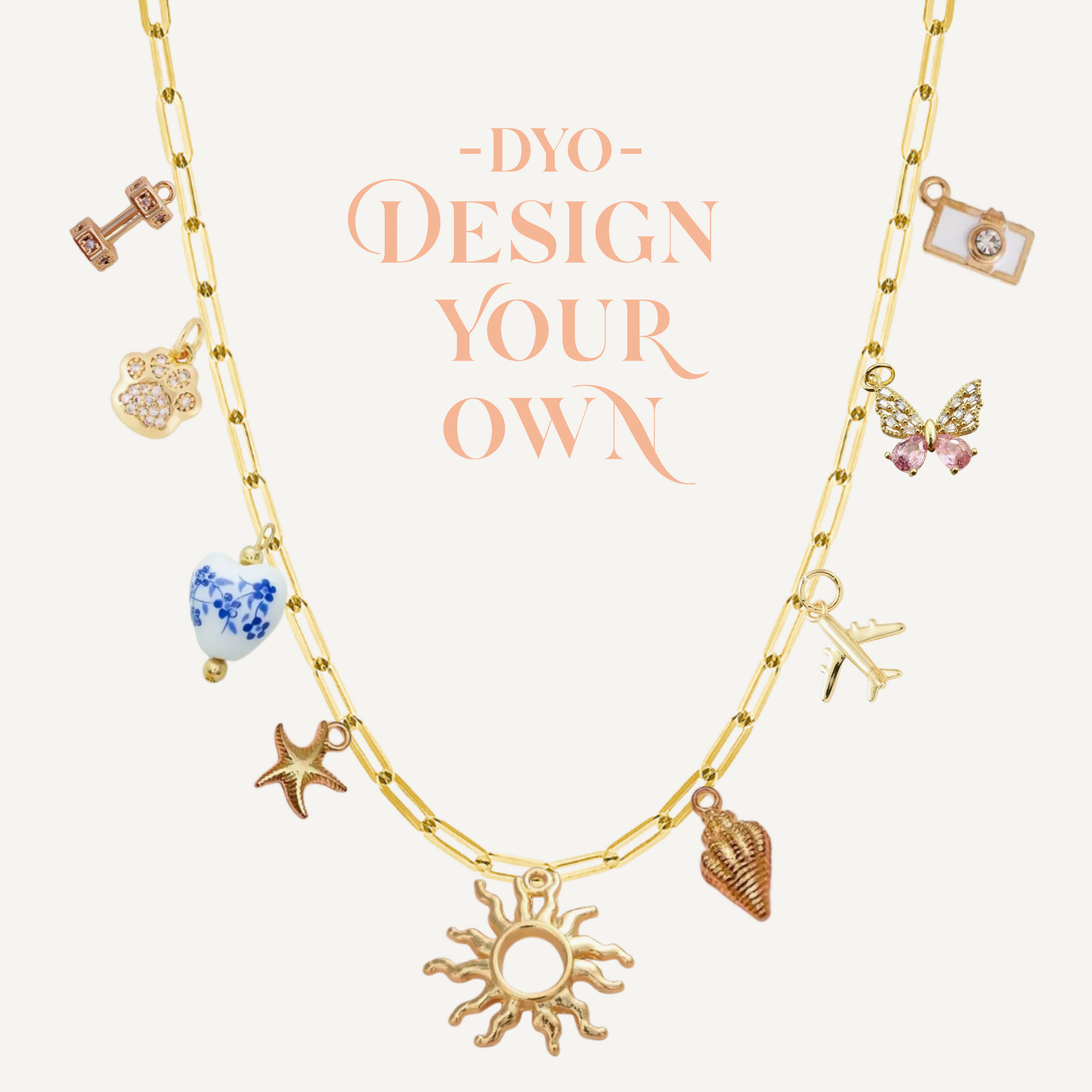Design Your Own Custom Charm Necklace